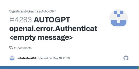 Debugging / troubleshooting authentication problems Use the authcli tool. . Openai error authenticationerror
